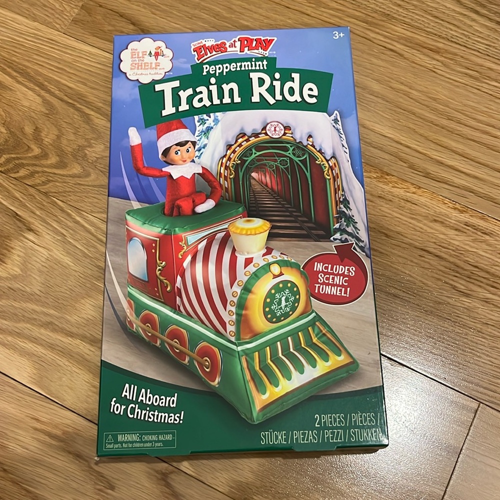 Elf on the Shelf Peppermint Train Ride